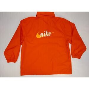 Vintage Nike Youth Windbreaker Track Snap Close Red Jacket Sz Large (14)